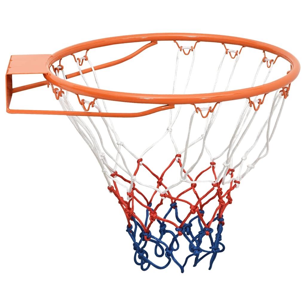 VidaXL Aro de Basket 39 cm Aço Laranja 3/7