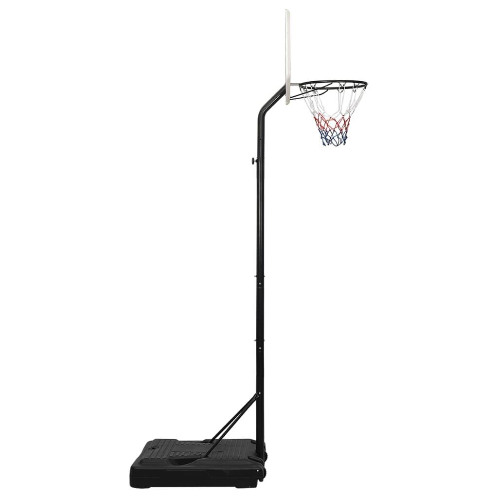 Canasta de baloncesto polietileno blanco 282-352 cm 3/6