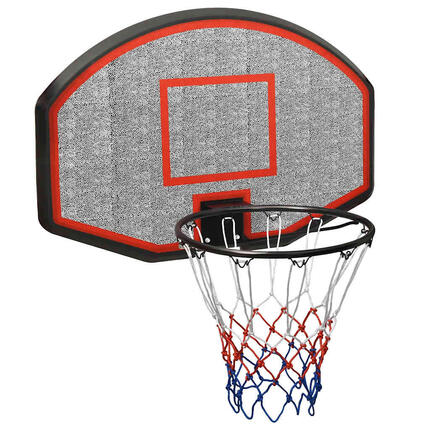 VidaXL Panneau de Basket 90x60 cm avec Anneau en Acier et Filet en Nylon