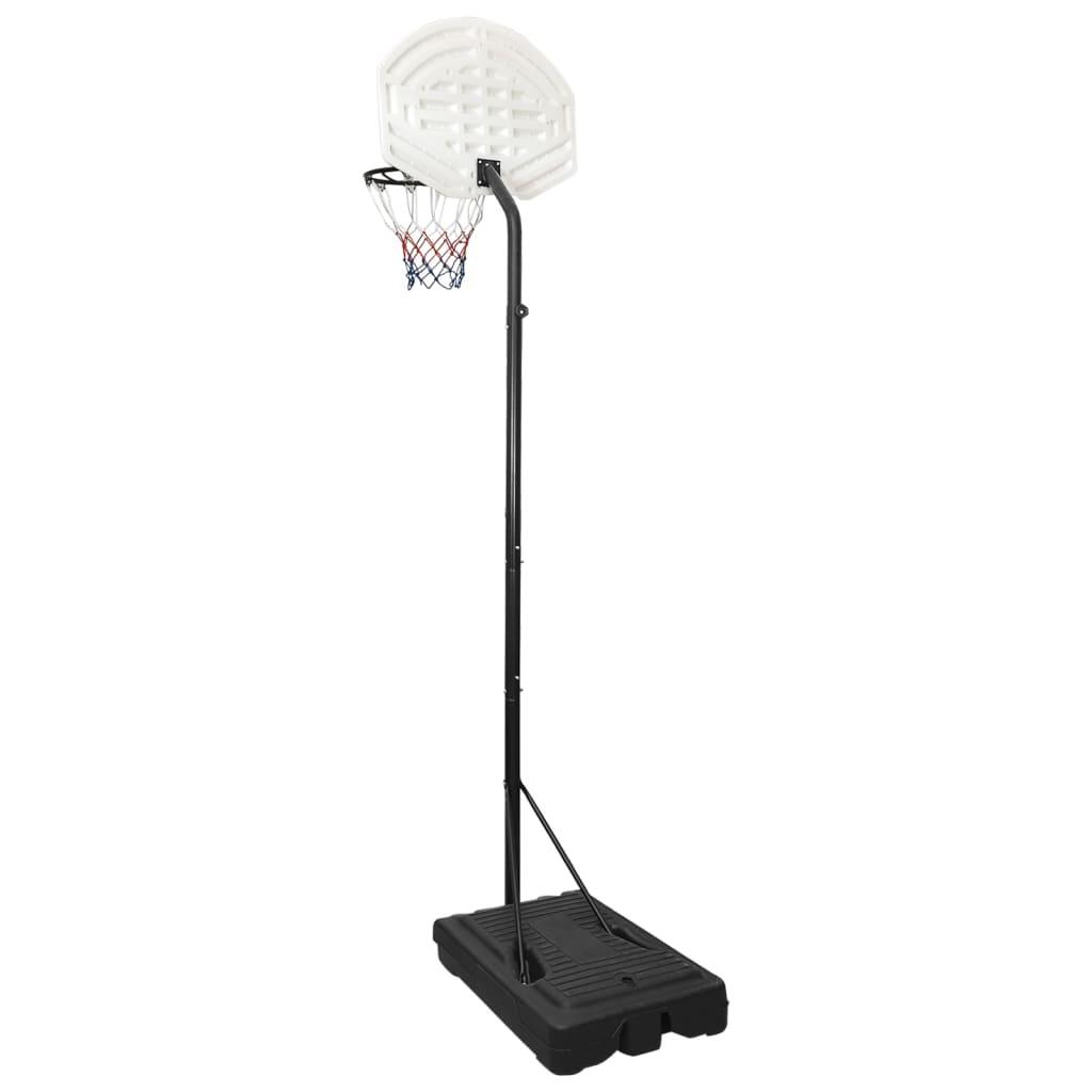 Canasta de baloncesto polietileno blanco 282-352 cm 4/6