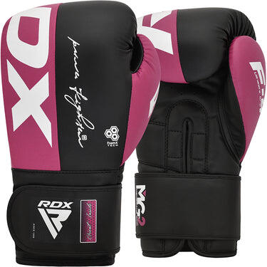 Luvas de boxe de combate F4 - Rosa - 8 onças