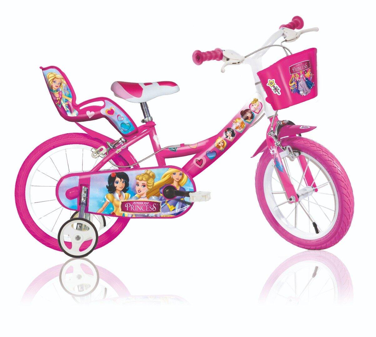 Sch princess 16”, bicicleta de criança, com acessórios