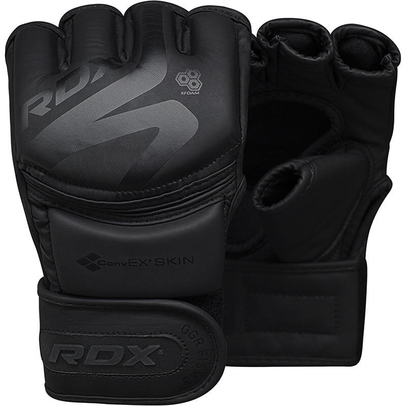 Rdx Sports - Gants De Mma F15 - Mitaines De Combat - Noir - S - Decathlon