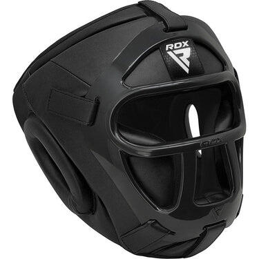 Boxhelm mit abnehmbarem Gitter T1 – Schwarz – L 2/7