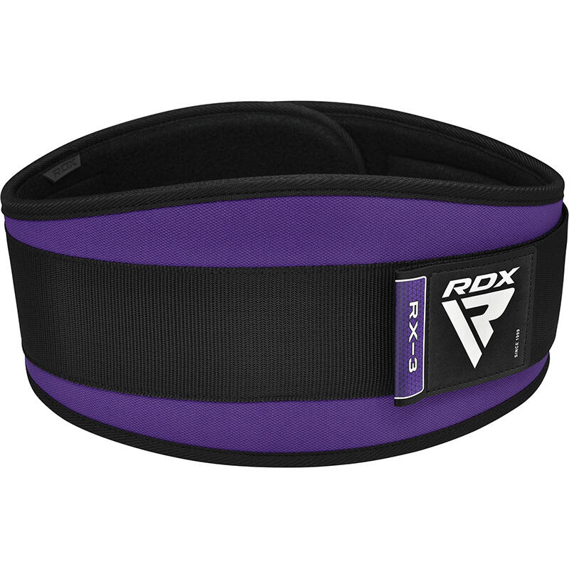 Ceinture de Musculation RDX RX3 Eva Curve Violette – M 5/6