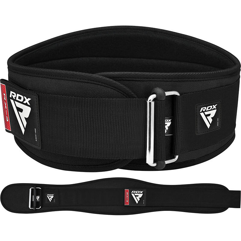Cinto de musculação x3 - neoprene - preto - tamanho: xl