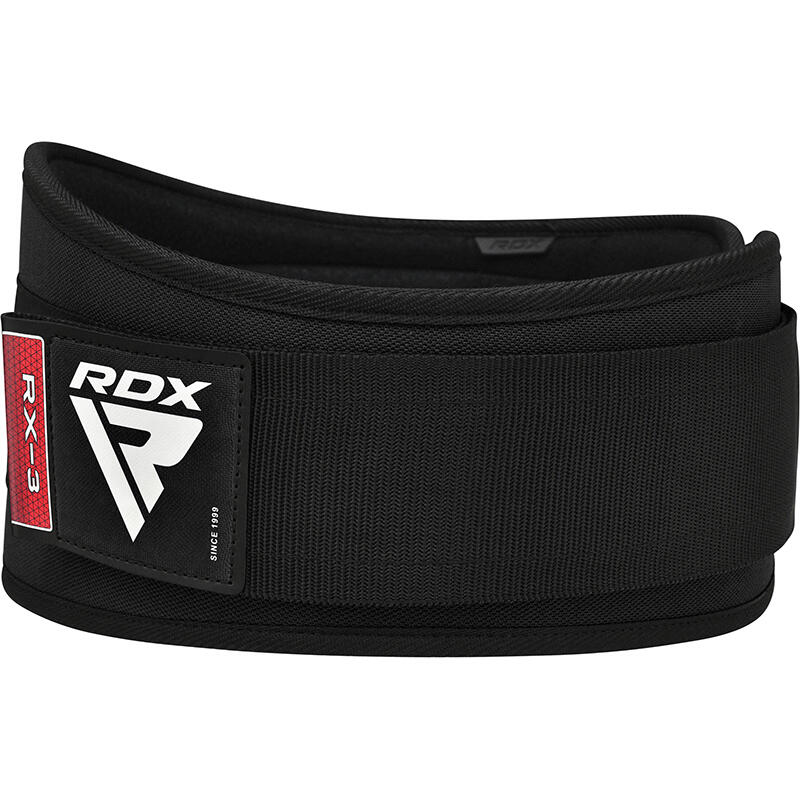 Neoprenowy pas gimnastyczny X3 do podnoszenia ciężarów - czarny - Rozmiar: XL 3/7