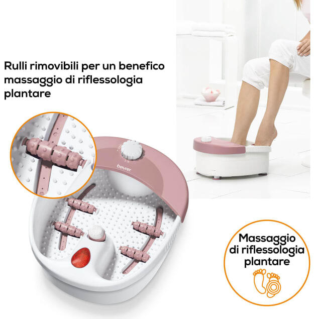 Balneotherapiegerät für die Füße mit 3 Pediküreaufsätzen Beurer FB 20 5/7