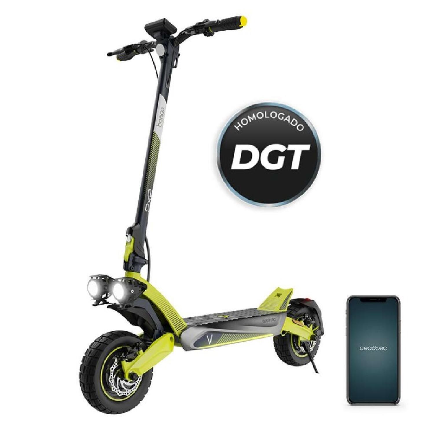 CECOTEC Cecotec Patinete Eléctrico Bongo V55 2x2 Connected, Doble Motor 900W, Doble Susp