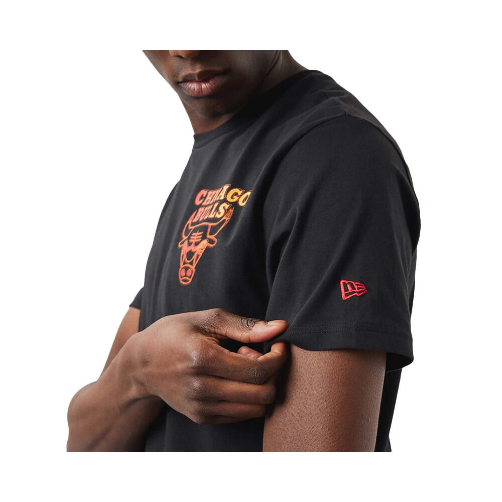 T-shirt New Era Chicago Bulls NBA Neon Fade 3/5
