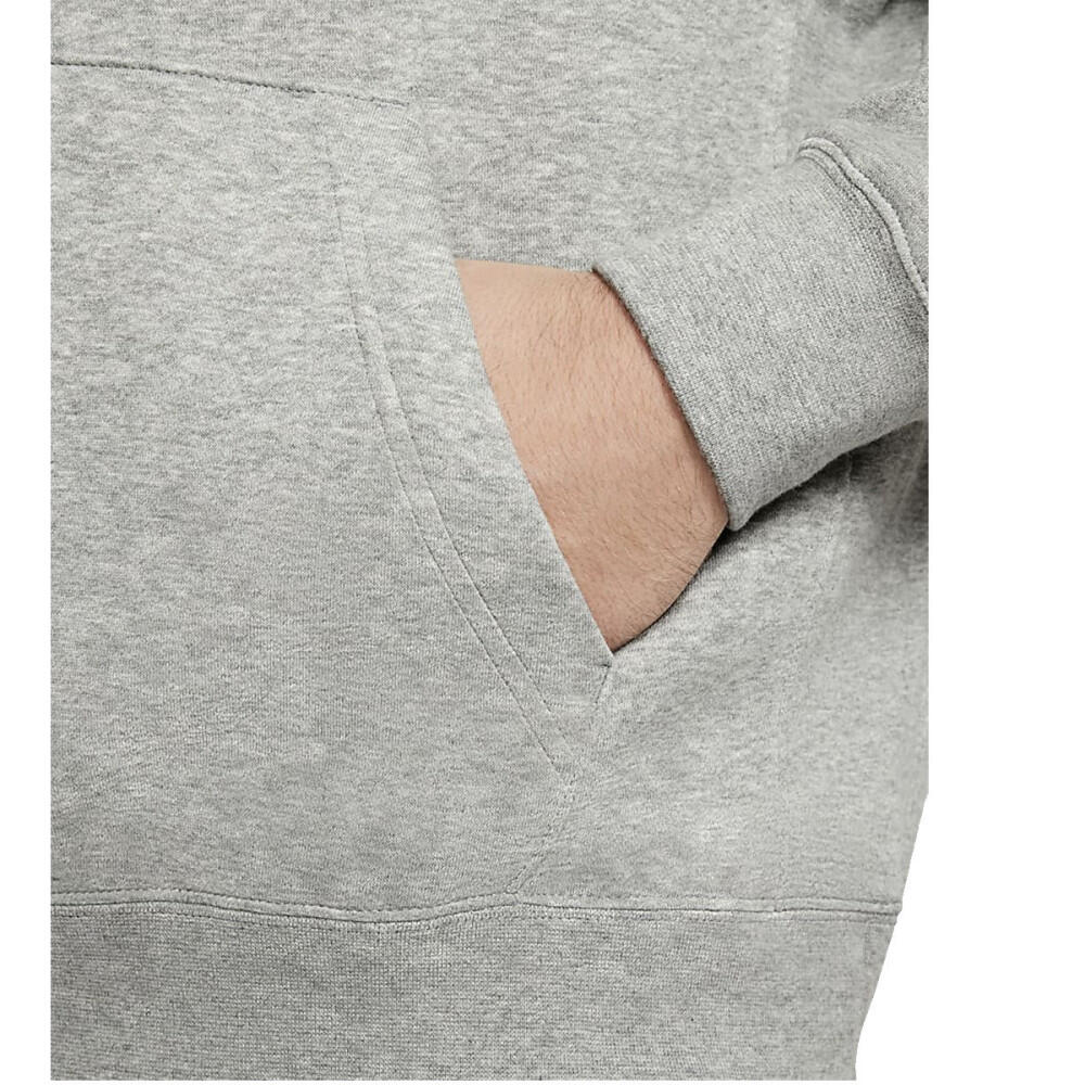 Felpa con cappuccio uomo ( fleece) nike grigio 4/5