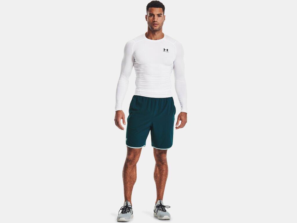 Chemisier Under Armour Heatgear Long Sleeve, Blanc, Hommes 5/6