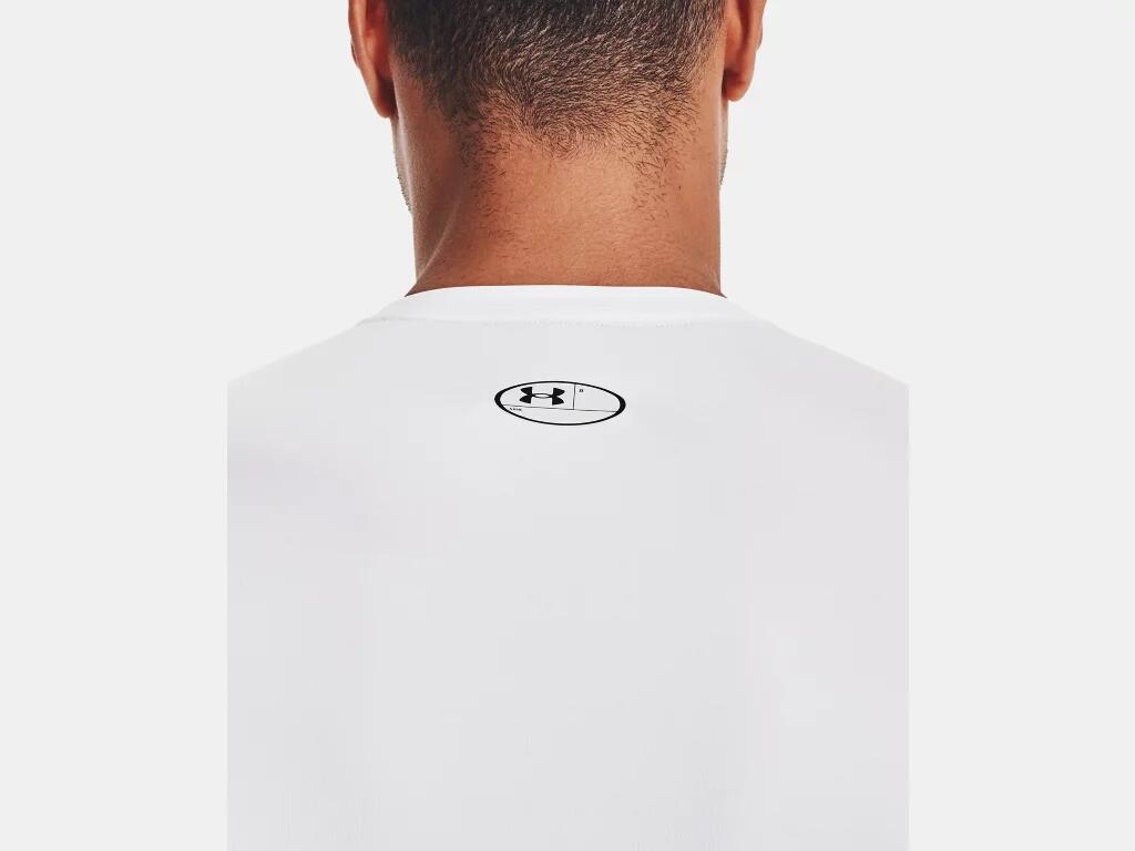 Chemisier Under Armour Heatgear Long Sleeve, Blanc, Hommes 6/6