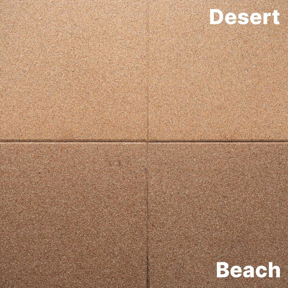 Hoekstuk rubber rand sportvloer 'BEACH' - 50x50 cm - 20 mm 7/7