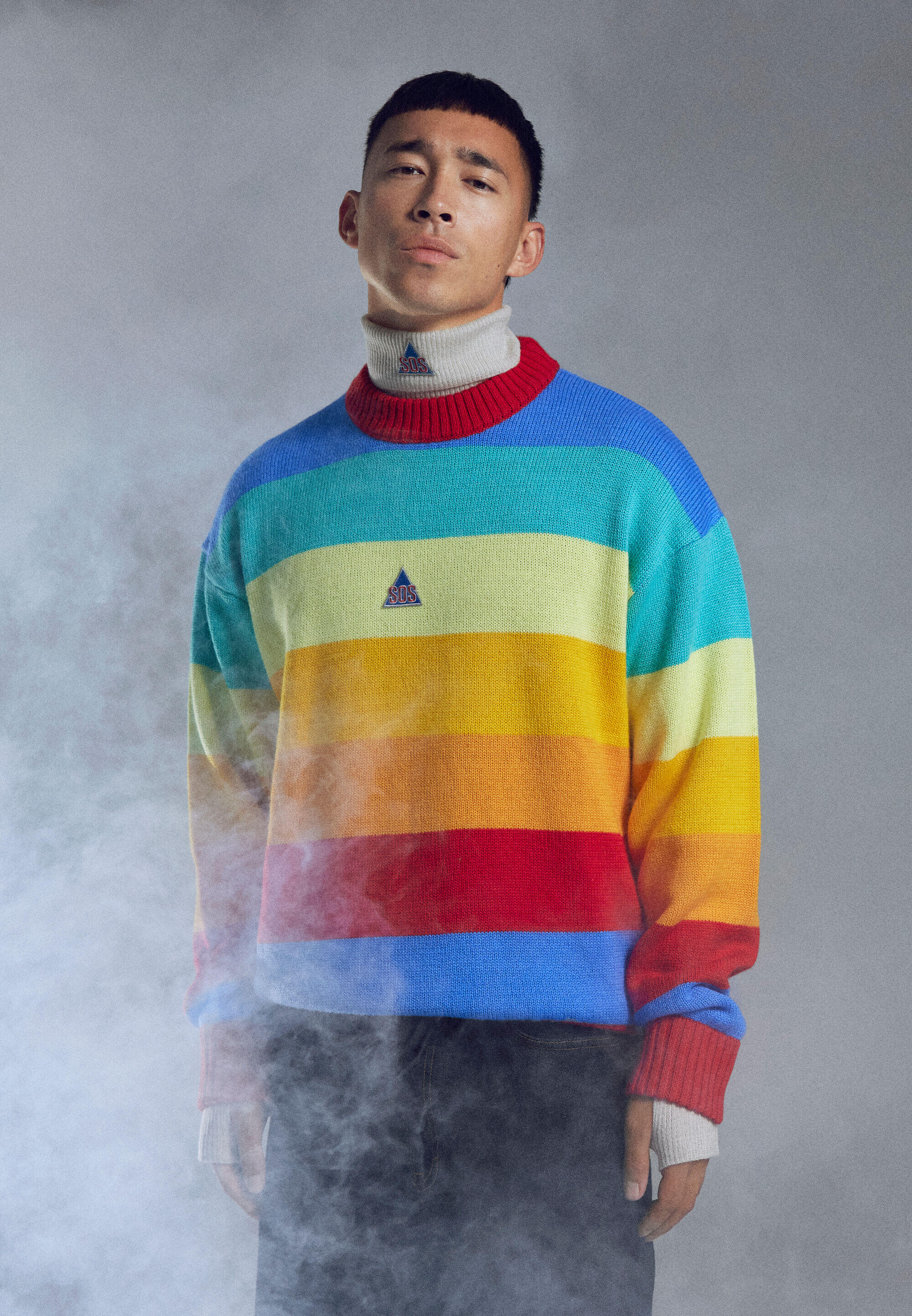 Pull coupe-vent SOS Uni knit 3/5