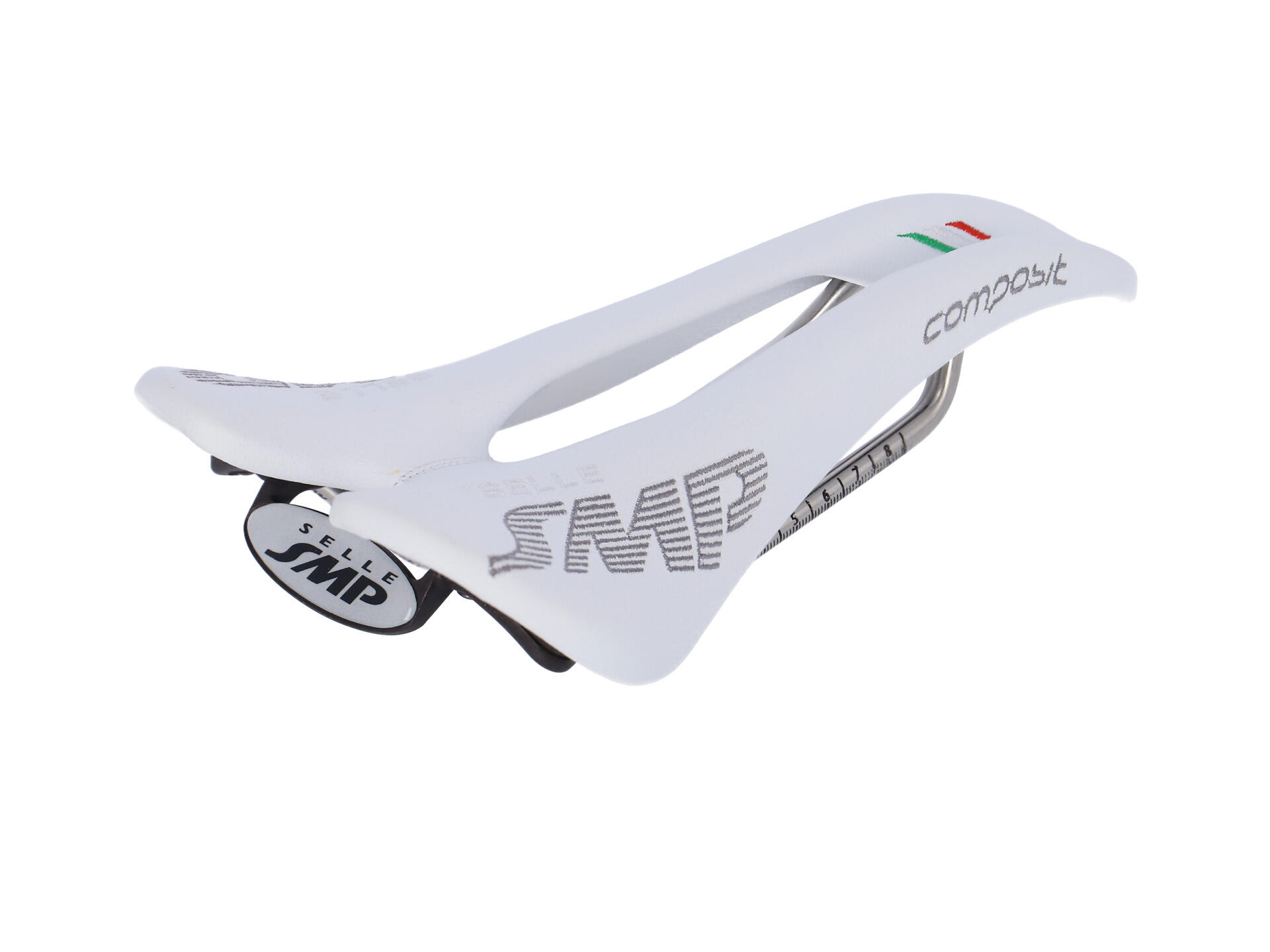 Rennrad-Sattel Composit, weiß 2/3