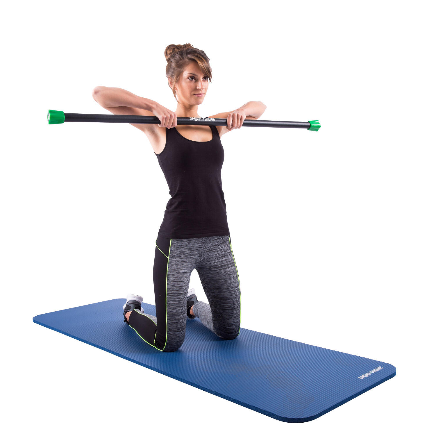 Gewichtsstab Steel 4 kg Grün Fitness / Krafttraining Unisex Grün 3/5