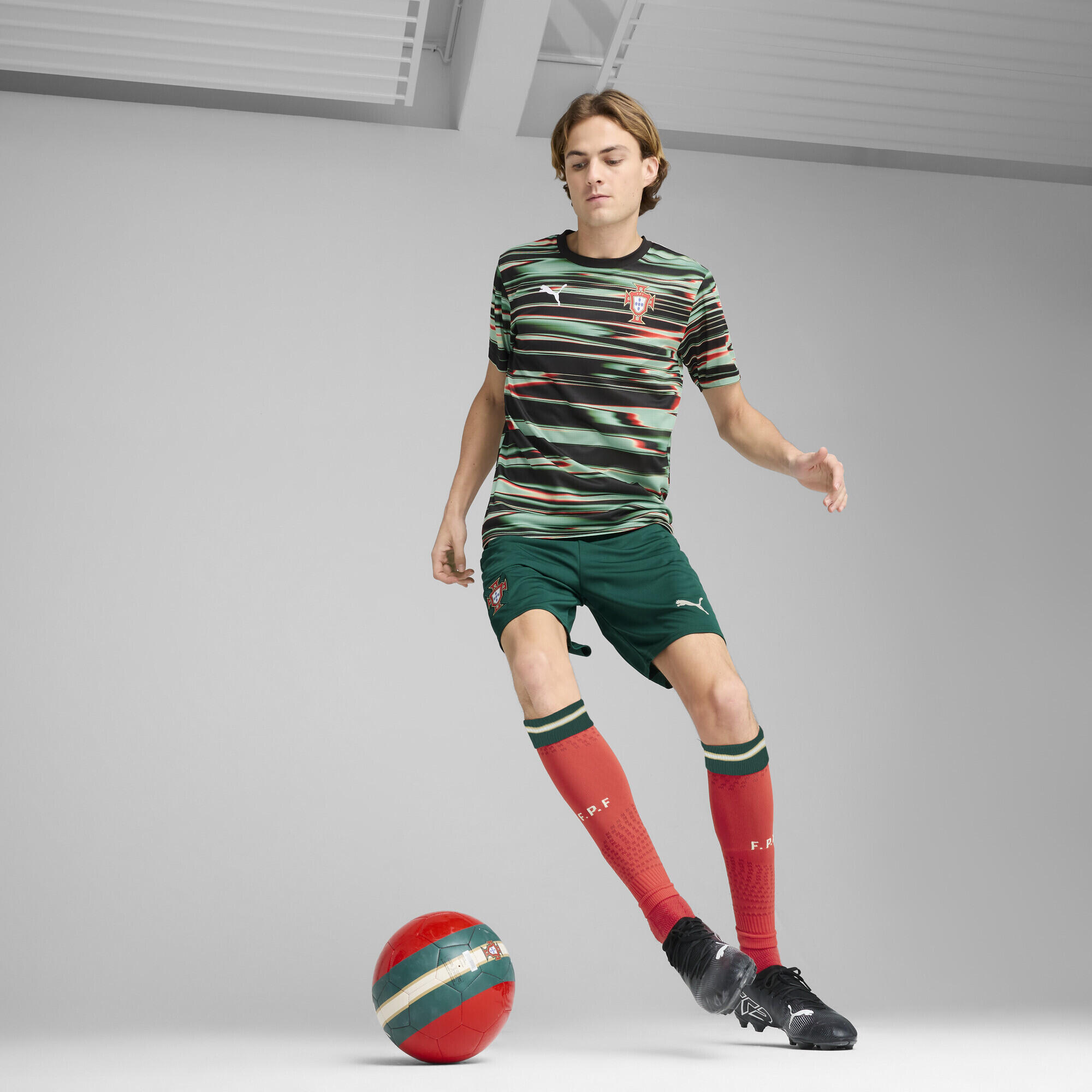 Maglia pre-partita Portogallo da uomo PUMA 4/7