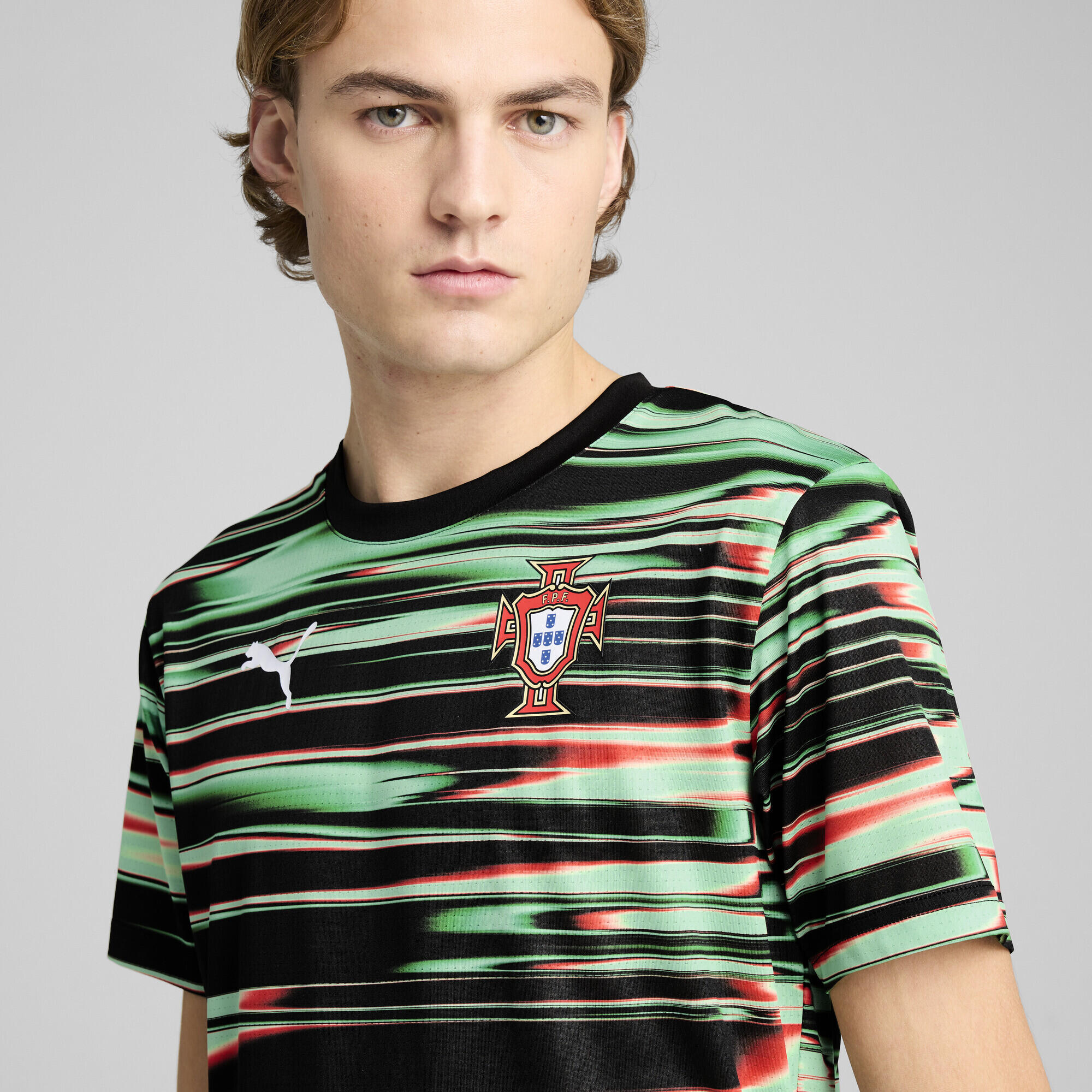 Maglia pre-partita Portogallo da uomo PUMA 3/7