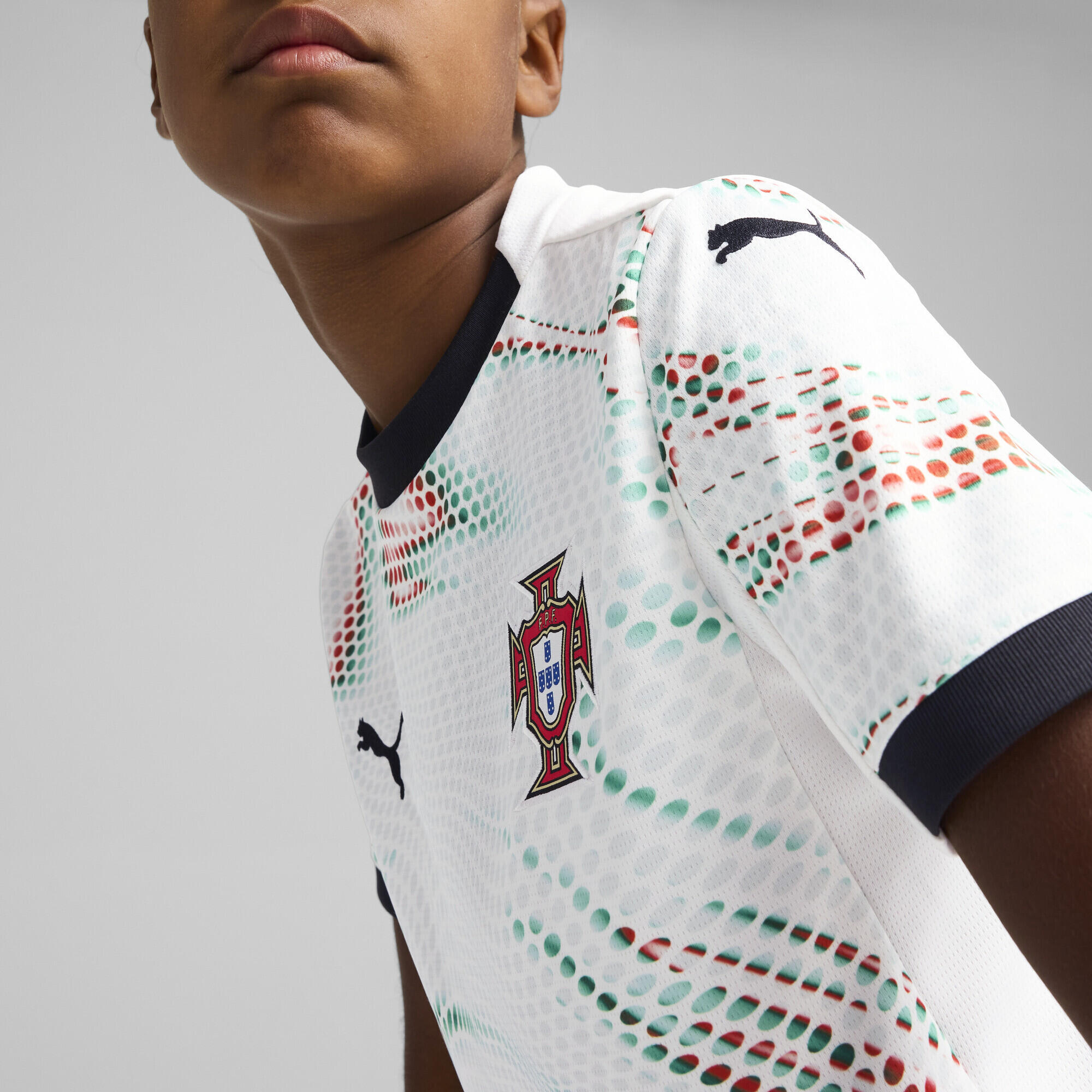 Camiseta 2.ª equipación Portugal 2025 Niño PUMA 3/7