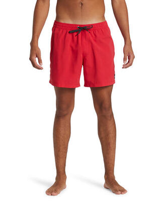 Zwembroek everyday solid volley 15" rot heren