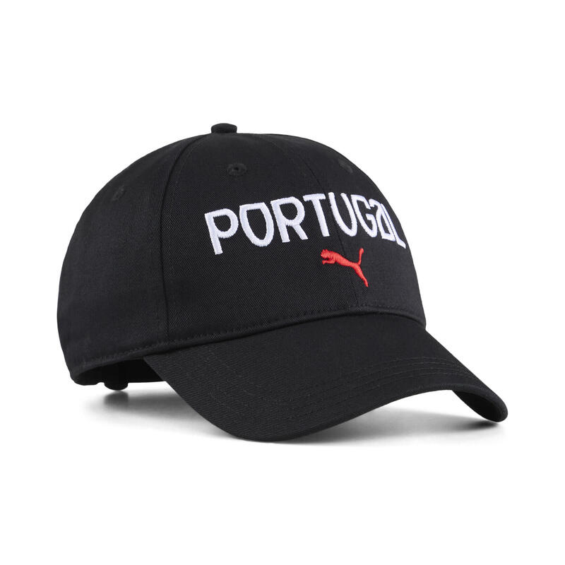 Gorra de fútbol de Portugal para fans PUMA Black White