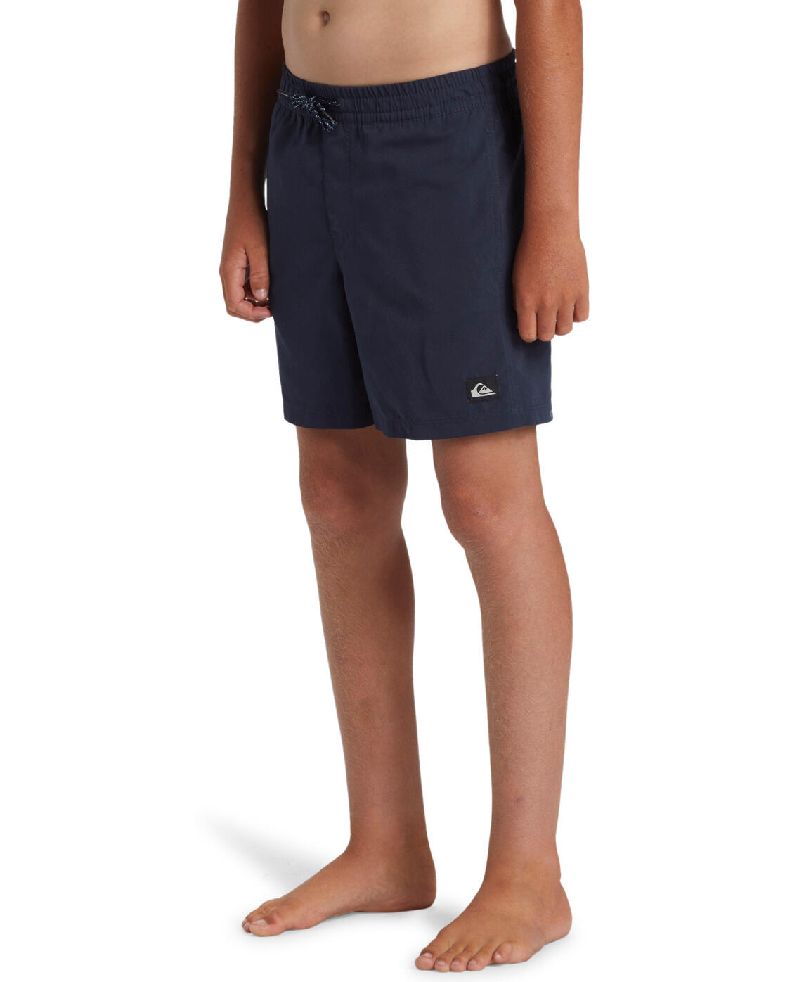 Short de Natación EVERYDAY SOLID VOLLEY Negro Niño 3/4