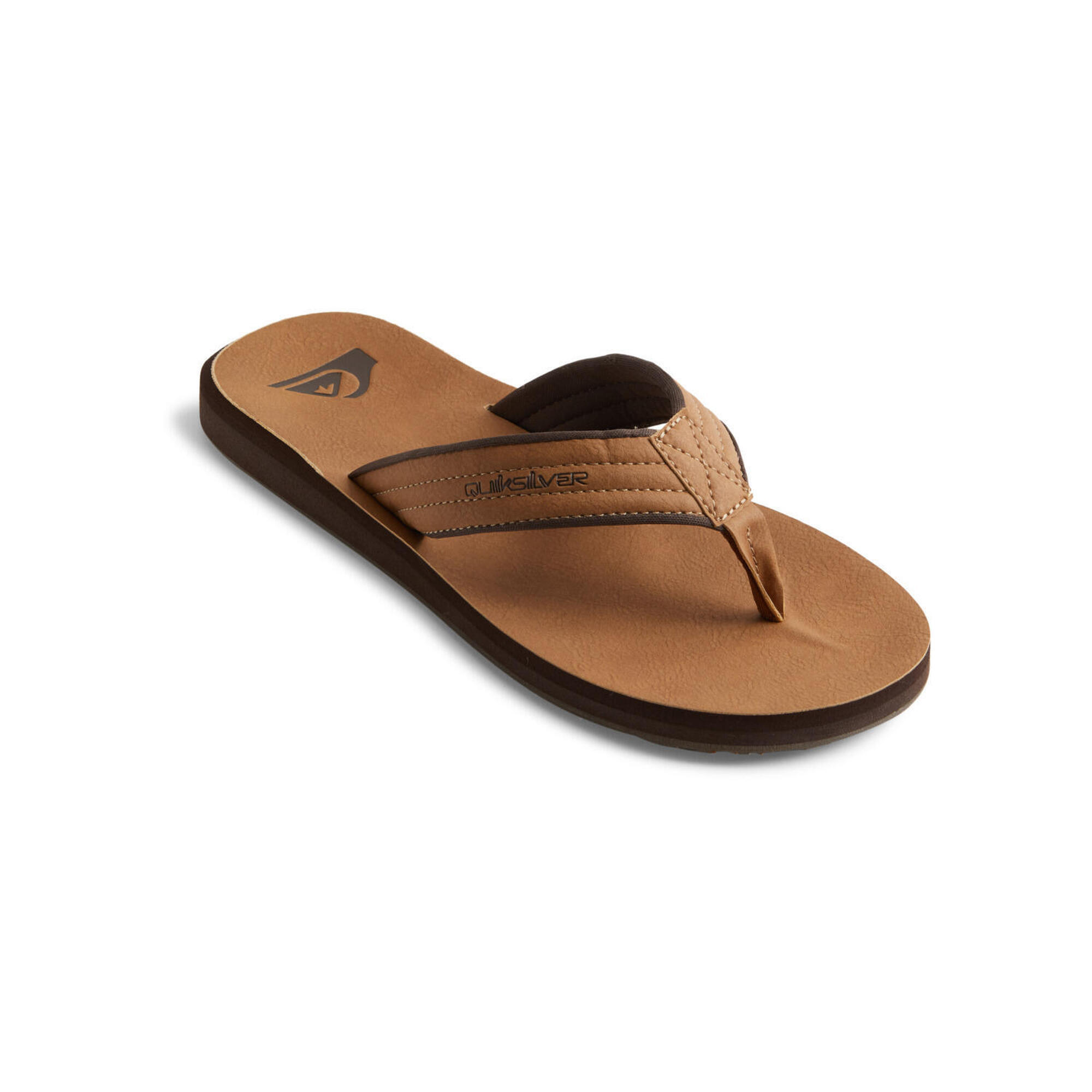 Quiksilver - Sandales Carver Nubuck Beige Homme - Sandales - Beige - 39 - Decathlon