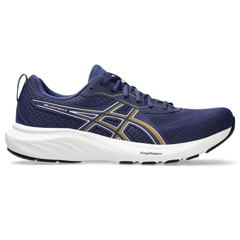 Chaussures De Running Homme - ASICS Gel Contend 9 - Indigo Blue/White
