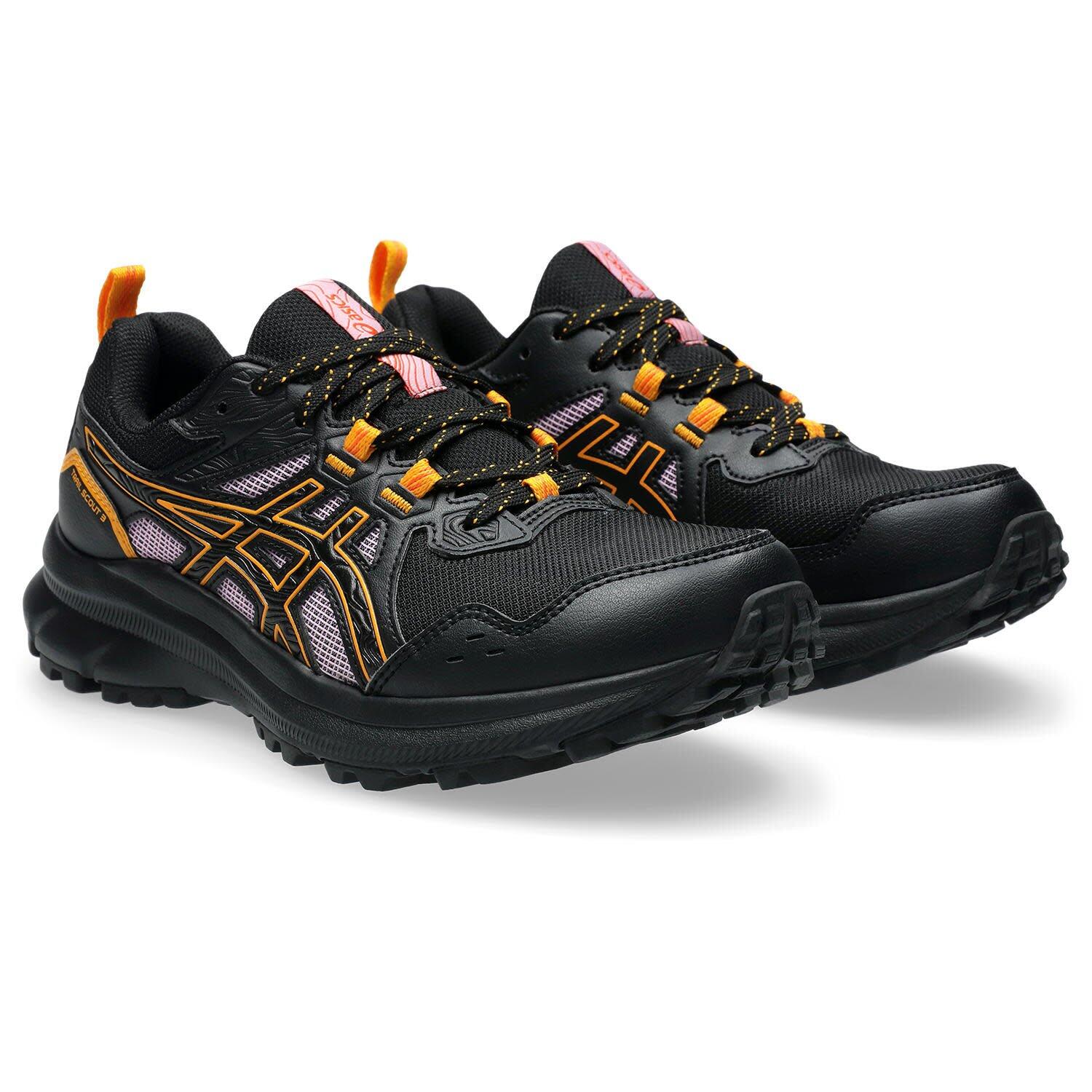 Chaussures De Randonnee Homme - ASICS Trail Scout 3 W - Black/Light Ube 2/7