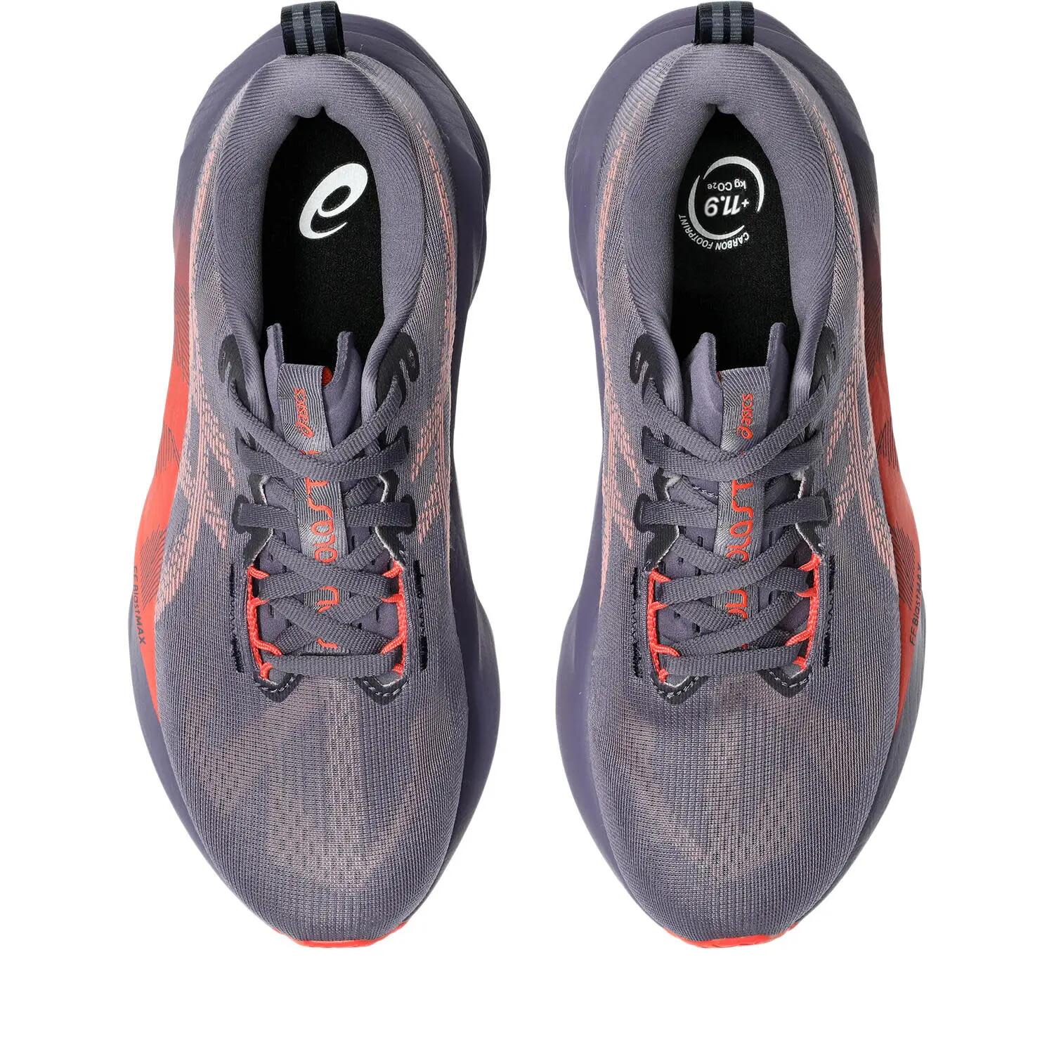 Zapatillas De Running Mujer - ASICS Novablast 5 W - Greyish Purple/Coral 5/7