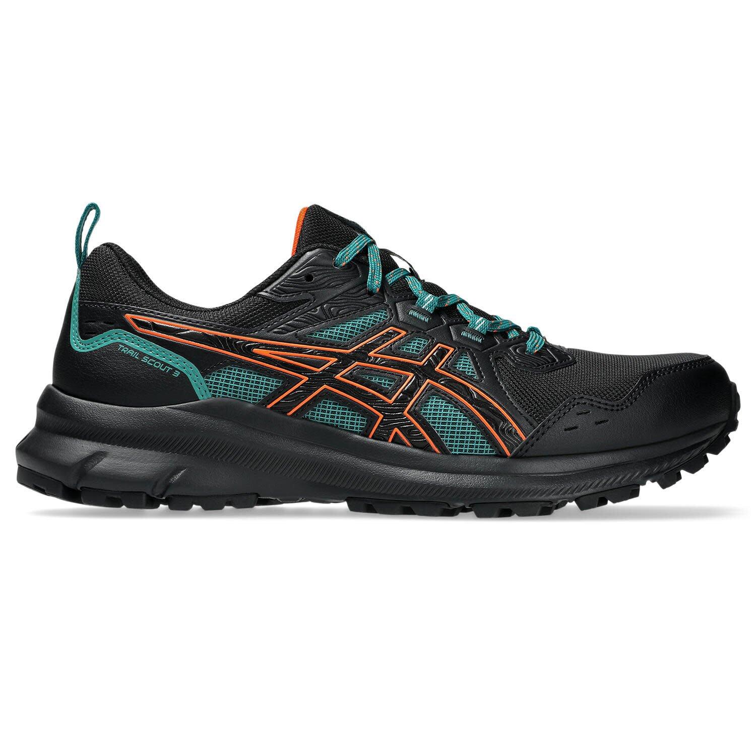 ASICS Hiking Shoes Herren - ASICS Trail Scout 3 - Black/Nova Orange
