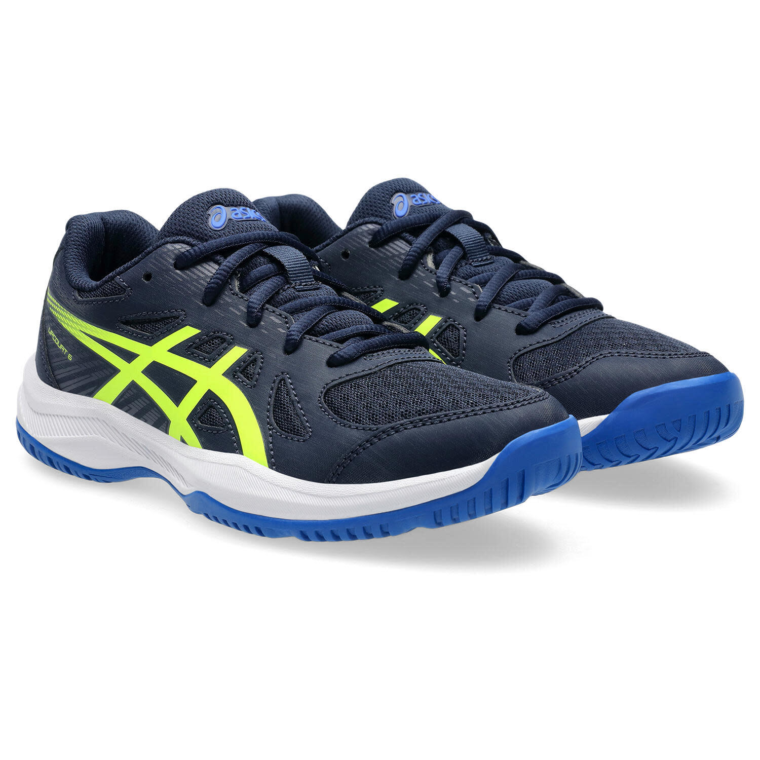 Multisportschuhe Kinder - ASICS Upcourt 6 GS - Midnight/Safety Yellow 2/7