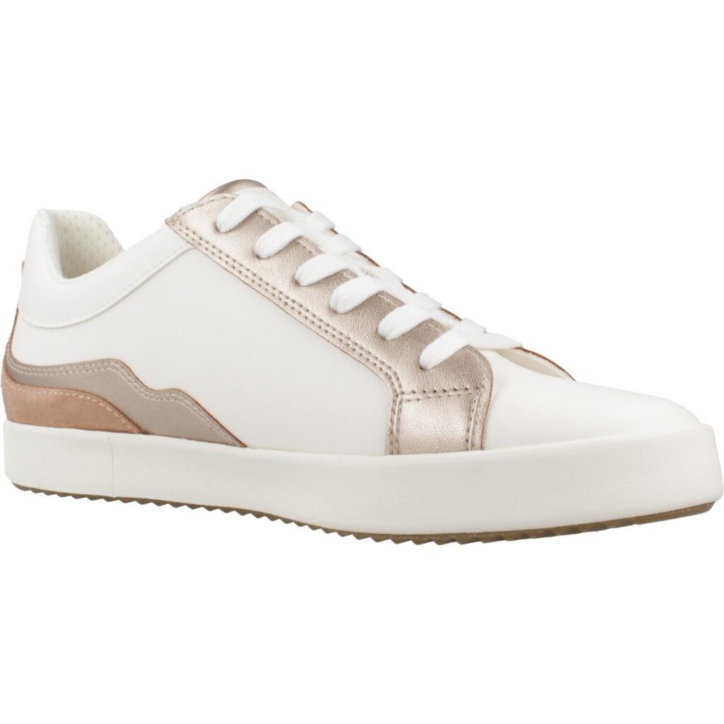 Geox Blomiee Women's Low-Cut Trainers White, Breathable with