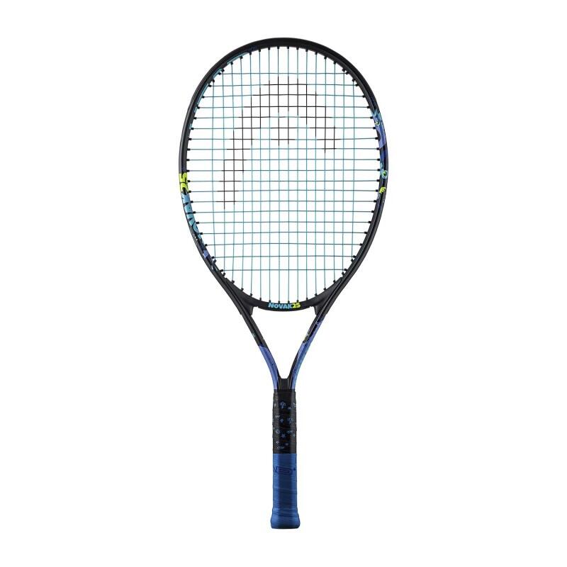 HEAD Raqueta de Tenis Encordada Para Niños de 8 a 10 Años Head Novak 25P Negro.Ligera