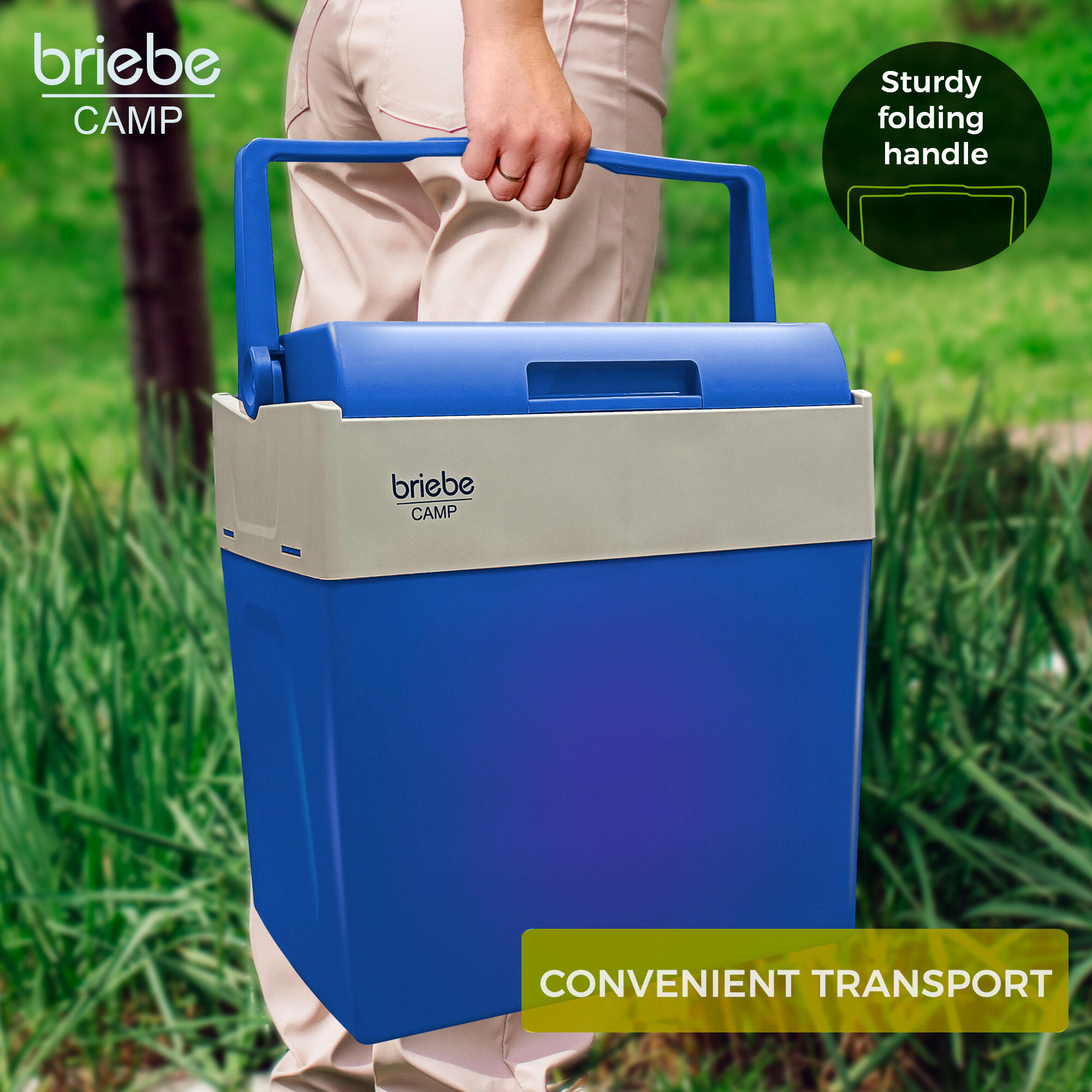 Réfrigérateur Portable Électrique 28L, Camping et Voiture 12V/220V Camper briebe 6/7