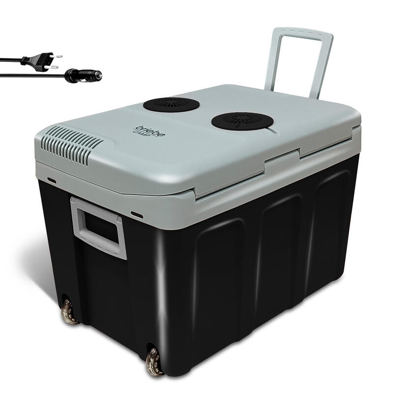 Nevera Portátil Eléctrica 40L Camping Coche Camper 12V/220V Bajo Consumo briebe