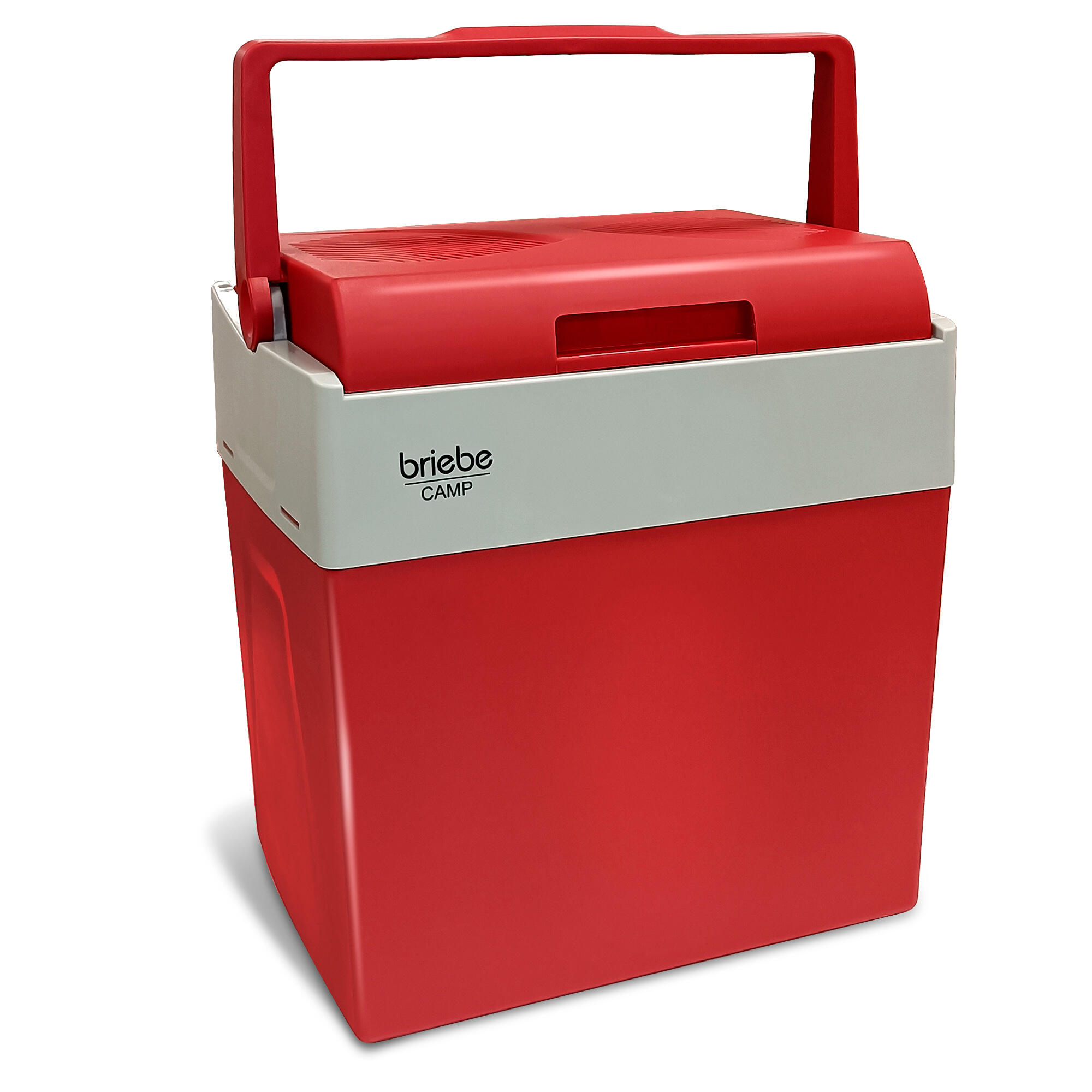 Briebe - Réfrigérateur Portable Électrique 28l, Camping Et Voiture 12v/220v Camper Briebe - Glacière - Rouge - No Size - Decathlon