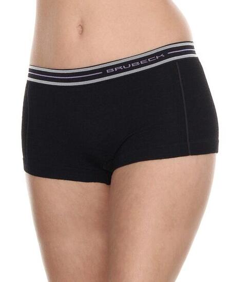 Boxer da donna Brubeck Active Wool BX10860 nero