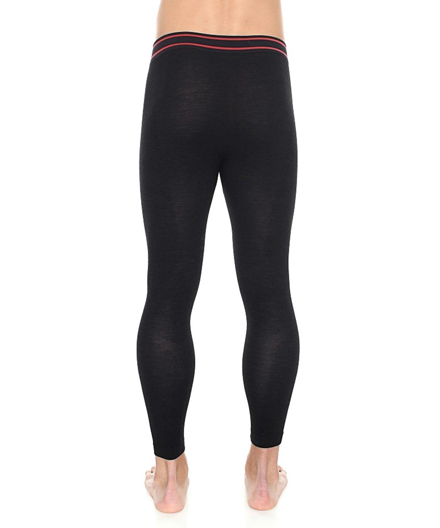 Legginsy wełniane z długą nogawką męskie Brubeck ACTIVE WOOL 3/4