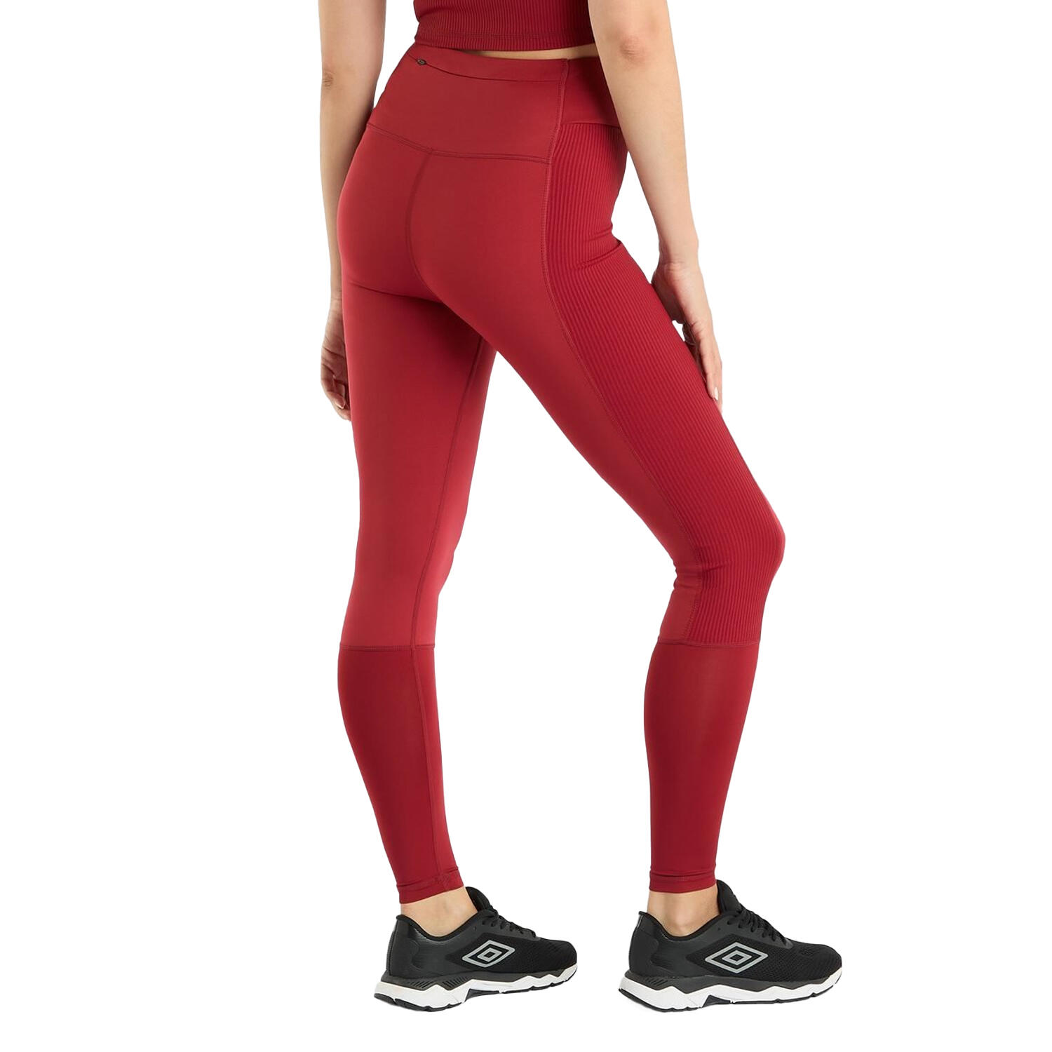 Womens/Ladies Pro 7/8 Training Leggings (Sundried Tomato) 2/2