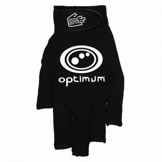 HerrenDamen Unisex Fingerlose Handschuhe "Stik" Damen und Herren Schwarz