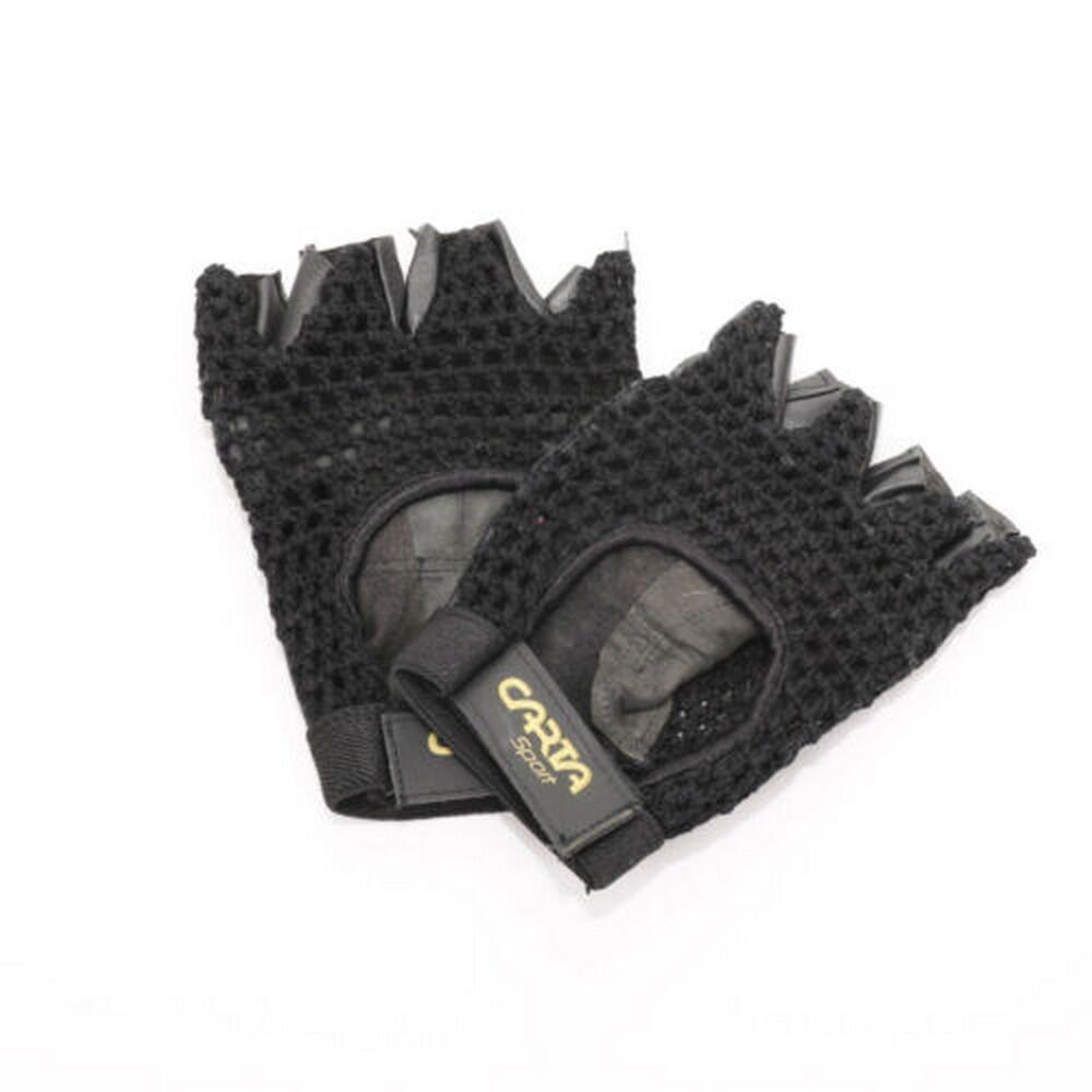 Unisex Adult Weightlifting Gloves (Black) 2/2