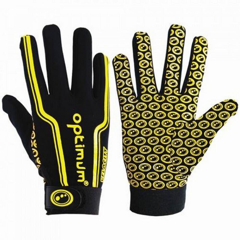OPTIMUM Unisex Adult Velocity Rugby Glove (Yellow/Black)