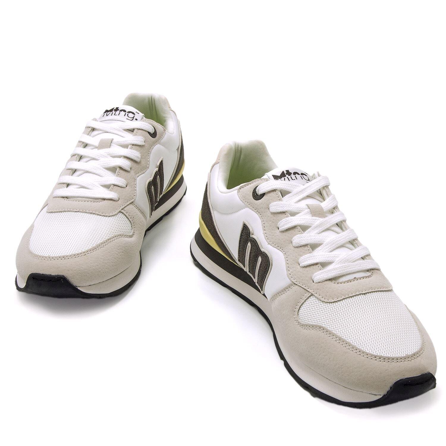 calçado de caminhada para homem mtng joggo branco 4/7