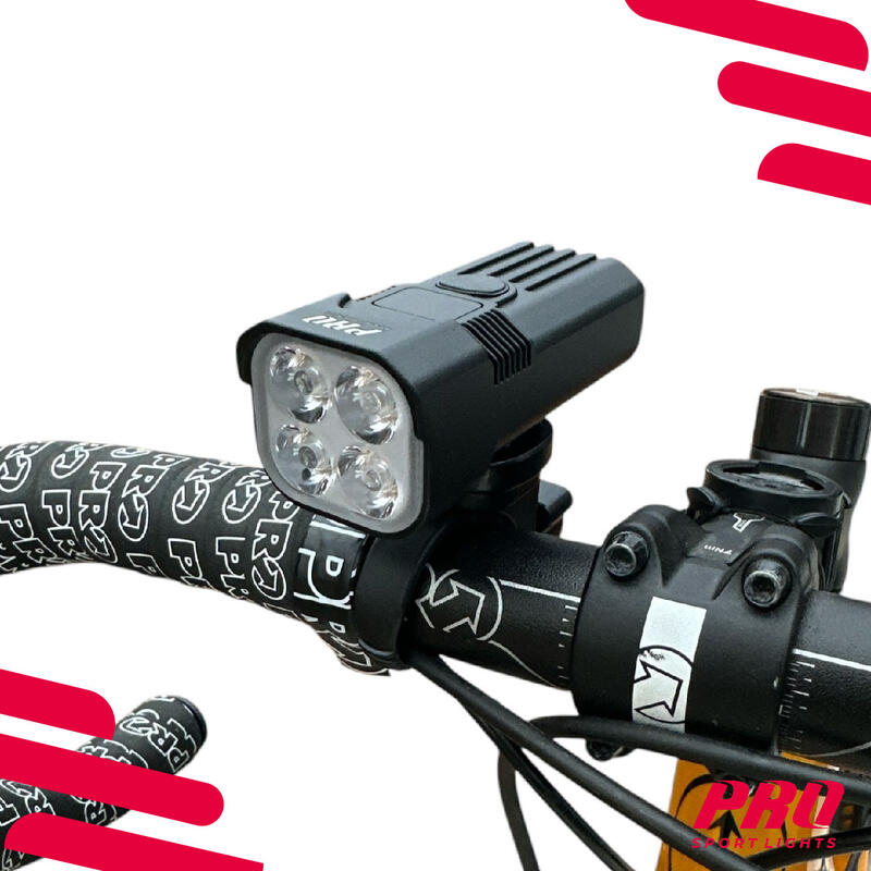 USB dobíjecí cyklistické osvětlení 1100/100 lumenů (přední/zadní)