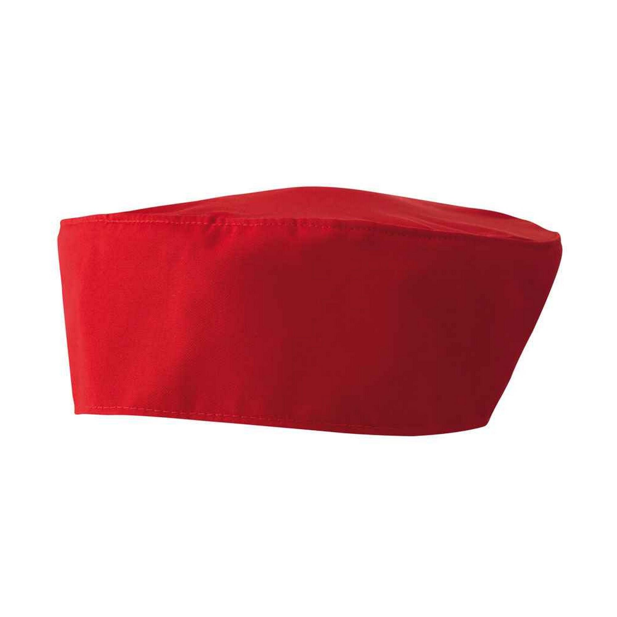 PREMIER Denim Chef Skull Cap (Red)