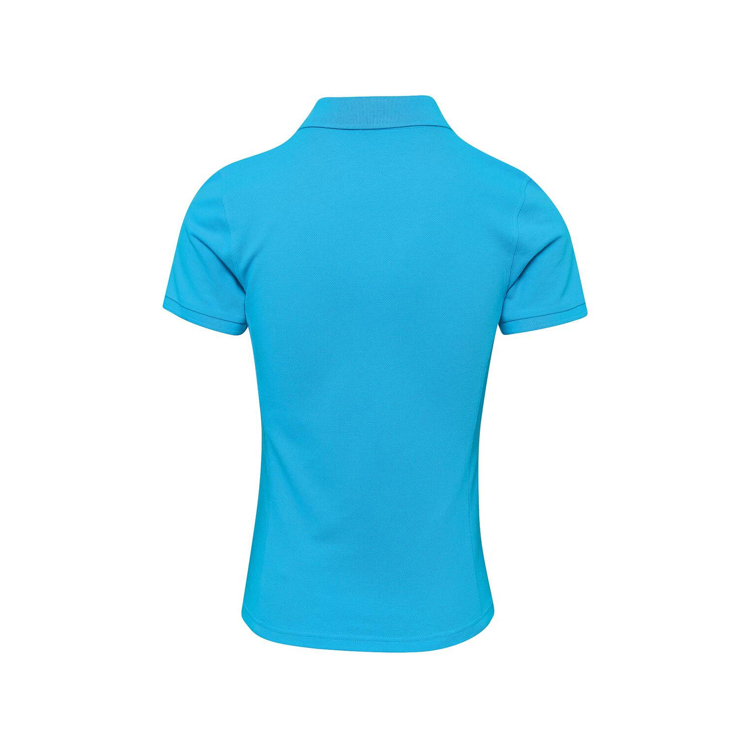 Womens/Ladies Coolchecker Plus Piqu Polo With CoolPlus (Turquoise) 2/3