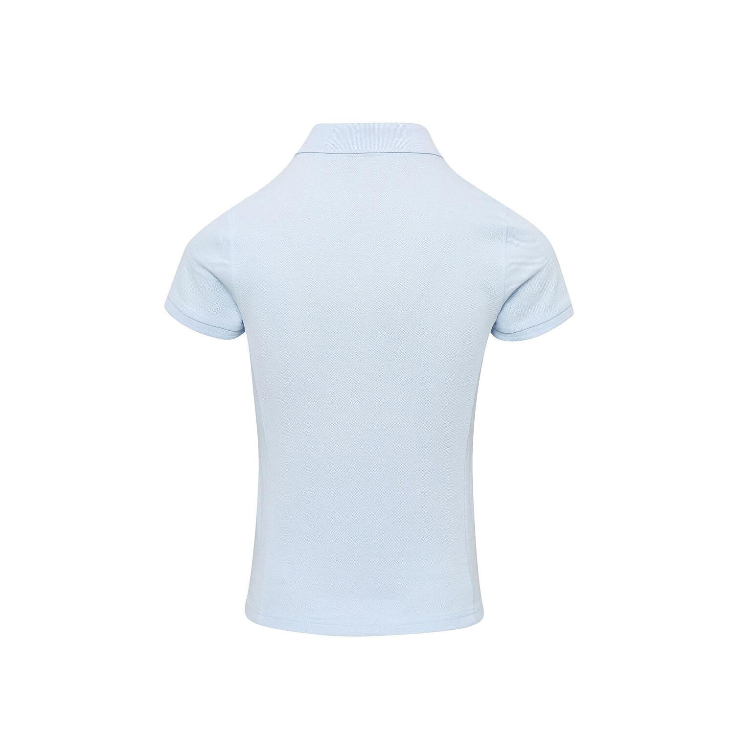 Polo In Piquè Con Tecnologia CoolPlus Donna Premier Coolchecker Plus Azzurro 2/3