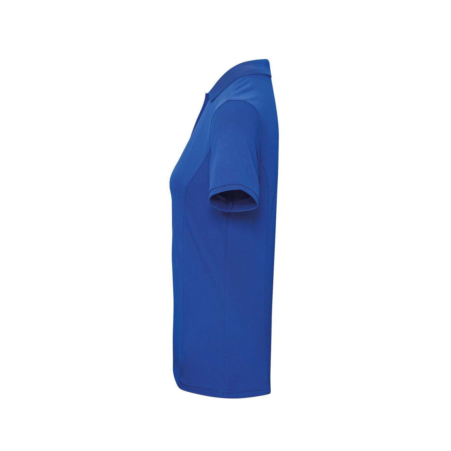 Polo In Piquè Con Tecnologia CoolPlus Donna Premier Coolchecker Plus Blu Reale 3/3